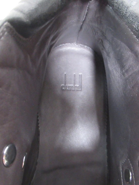Dunhill Men\'s Traverse Leather Boots Black Size 11 US M / 10 UK / 44 EU